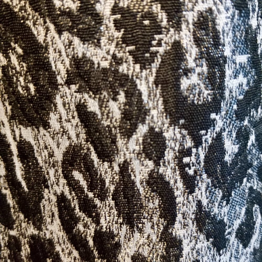 Leopard Trim Dennis Basso Blazer Peacoat Double-Breasted S 16 New With Tags - Picture 15 of 15